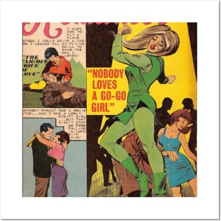 Vintage Romance Comic Book Cover - Career Girl Romances Posters and Art